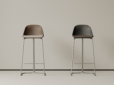 极简吧椅 现代中古吧椅 复古吧椅 极简布艺吧凳 侘寂木吧凳 金属吧凳