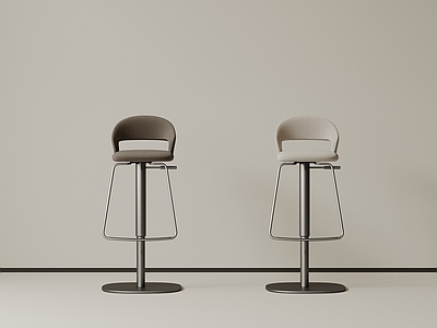 极简吧椅 现代中古吧椅 复古吧椅 极简布艺吧凳 侘寂木吧凳 金属吧凳