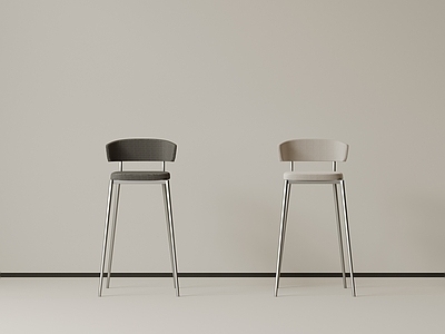 极简吧椅 现代中古吧椅 复古吧椅 极简布艺吧凳 侘寂木吧凳 金属吧凳