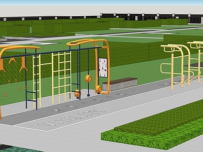 现代运动景观健身器材 住宅健身区 住宅休闲区