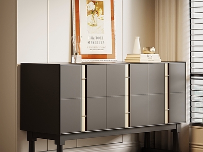 现代轻奢储物柜 玄关柜