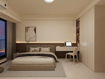 现代家居卧室