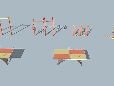 现代简约健身器材 橙色系列健身器材 现代健身器材 活力健身