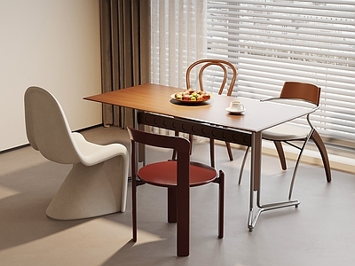 现代简约休闲桌椅 餐桌椅