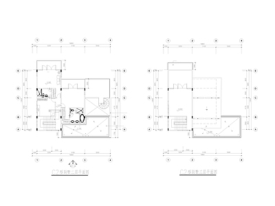 现代别墅建筑 独栋别墅 自建房 施工图