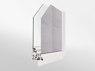 极简主义推拉窗 推拉窗 门窗样角 美式窗 建筑构件 PVC窗