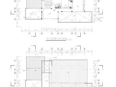 现代别墅建筑 独栋别墅 自建房 施工图