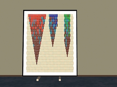 现代简约挂画 现代挂画 轻奢挂画 多色瓷砖挂画 特色创意挂画