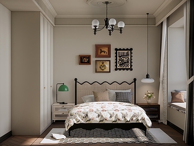 中古风家居卧室