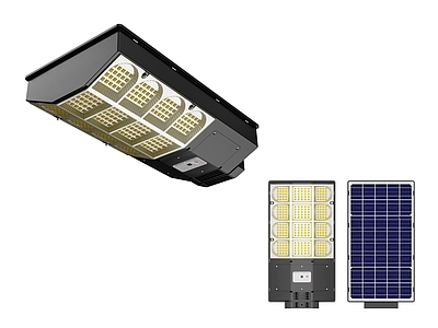 现代简约其他户外灯 太阳能路灯 路灯灯具灯头 一体式太阳能灯具 户外灯具