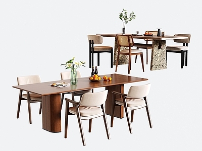 现代简约餐桌椅