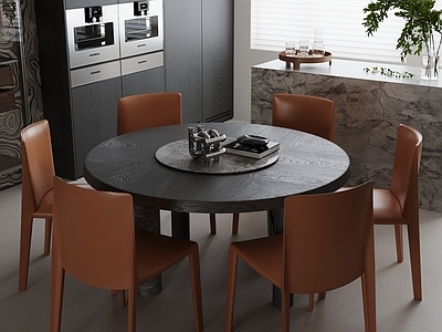 意式极简餐桌椅