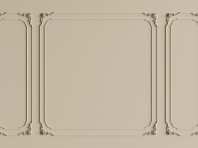 法式床头背景墙