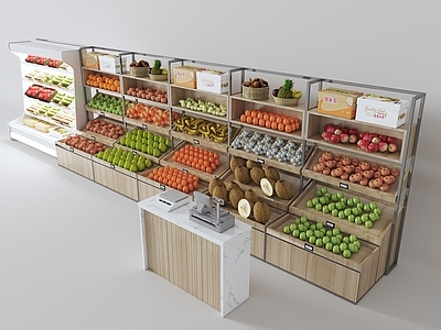 现代简约水果店