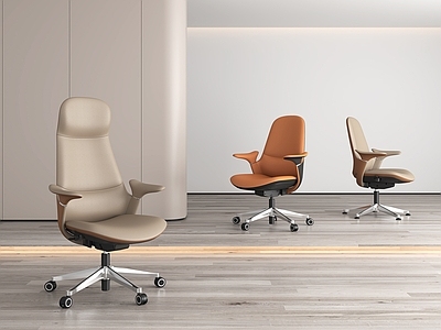 现代简约办公椅 现代办公椅 皮椅 会议椅 洽谈椅 办公桌椅