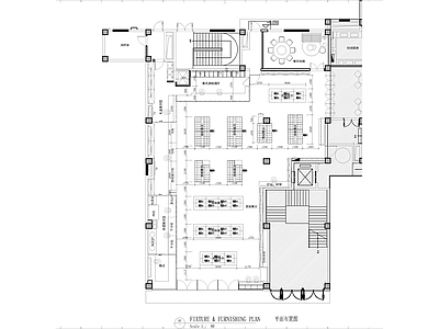 现代蛋糕店 400㎡糕点卖场 施工图
