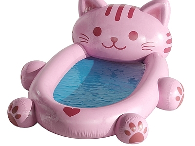 萌系卡通水上运动器材 儿童充气泳池