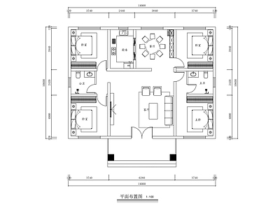 别墅 自建房 农村自建房 常规户型 施工图