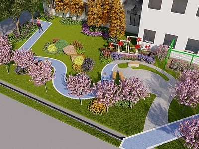 新中式景观乡村庭院 园林景观 农村景观改造 绿化设计 景观设计 新农村改造