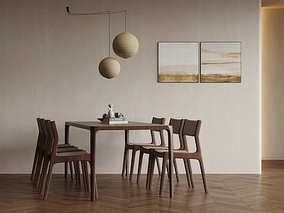 现代简约餐桌椅