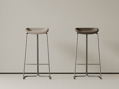 极简吧椅 现代中古吧椅 复古吧椅 极简布艺吧凳 侘寂木吧凳 金属吧凳