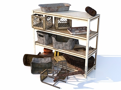 工业复古风置物架