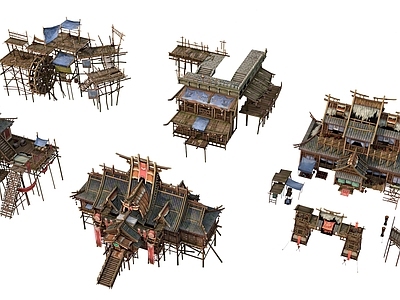 中式水乡建筑风格古建