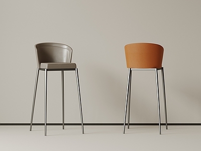 极简吧椅 现代中古吧椅 复古吧椅 极简布艺吧凳 侘寂木吧凳 金属吧凳