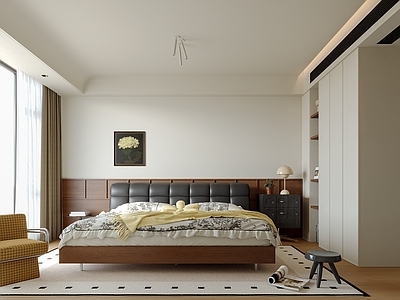中古风主卧 中古风卧室 主卧 次卧