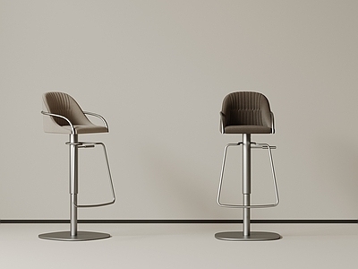 极简吧椅 现代中古吧椅 复古吧椅 极简布艺吧凳 侘寂木吧凳 金属吧凳