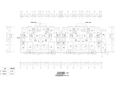 欧式住宅楼建筑 洋房平面 施工图