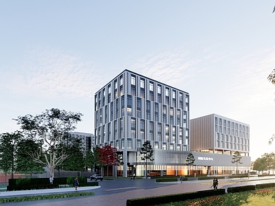 现代主义学校建筑 国际交流中心 学术交流中心 公共建筑