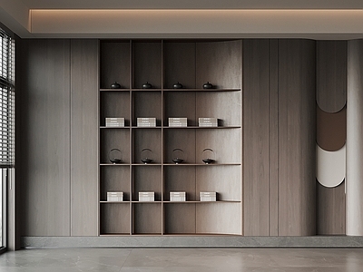 极简茶室 茶叶柜