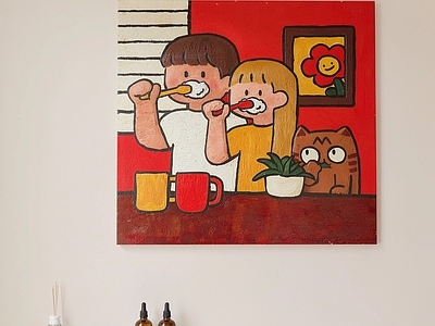 现代挂画 卫生间挂画
