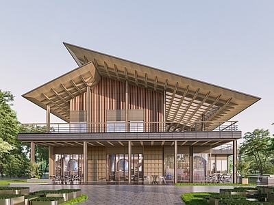 新中式商业街 现代商业 转角商业