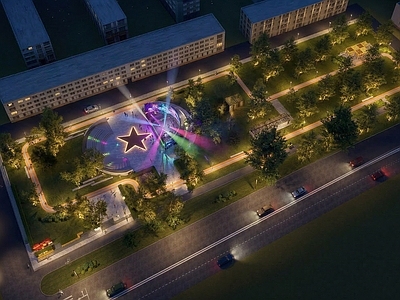 体育公园 舞台 看台 景观 公园 施工图