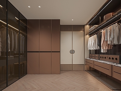 意式轻奢衣帽间