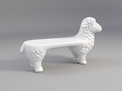 极简主义其他凳子 休息座椅 动物坐凳 商场座椅 长条凳 景观座凳