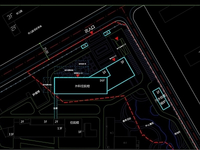 现代医院建筑 疗养院建筑 住院楼 医院 施工图