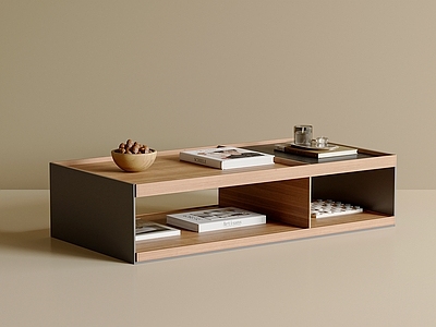 现代简约茶几 客厅茶几 茶几摆件 木制茶几