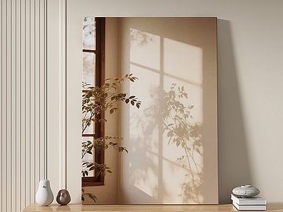 奶油风家居客厅 现代简约奶油挂画