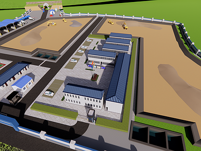 新中式鸟瞰规划