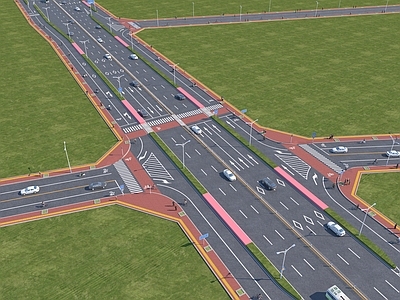 现代简约鸟瞰规划