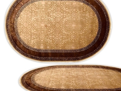 复古欧式异形地毯 复古地毯 中古地毯 异形地毯 椭圆地毯 法式地毯