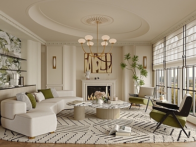 奶油风家居客厅 奶油风家居客厅