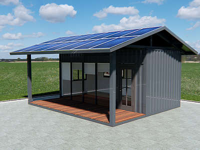 现代工业风集装箱