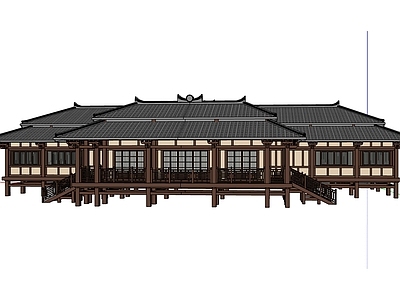 新中式古建筑 古建 仿古建筑 汉朝建筑 秦汉建筑