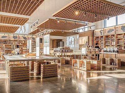 现代其他店铺 食品展厅 手作食品展示 商铺 展示商铺