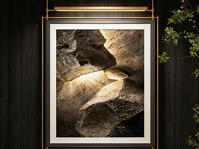 新中式玄关挂画 新中式轻奢玄关画