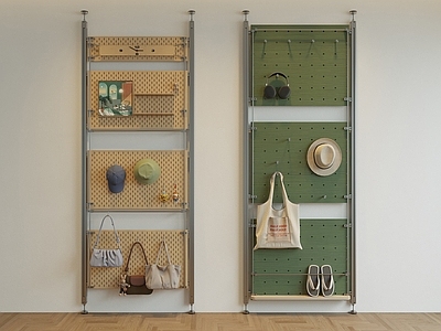 现代简约置物架 铝材置物架 玄关置物架